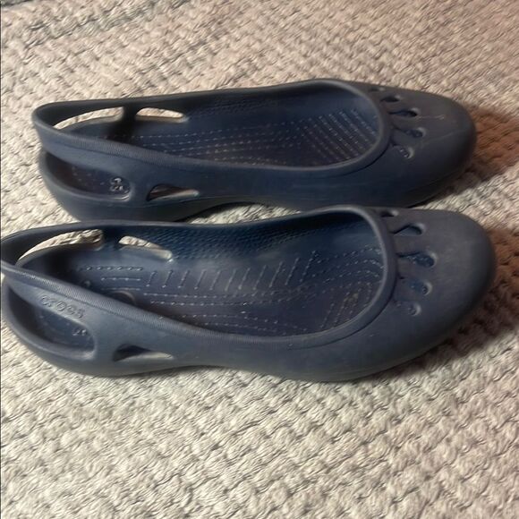Crooks Mary Jane slip on size 11 navy blue - Picture 1 of 7